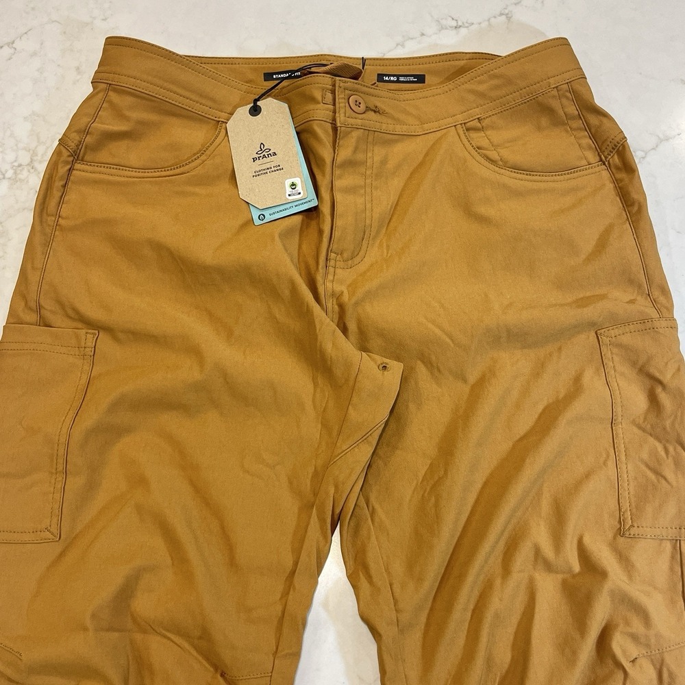 Prana NEW Halle Jogger II Pants Womens 14 Earthbound Brown Hiking Outdoors - Picture 8 of 16